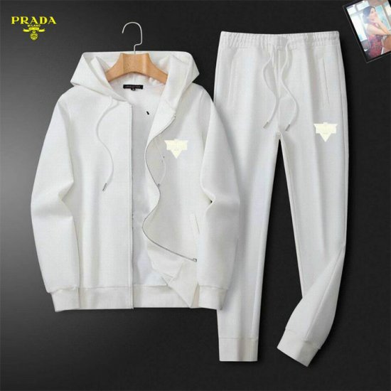 2025 popular survetement prada blanc 2092495